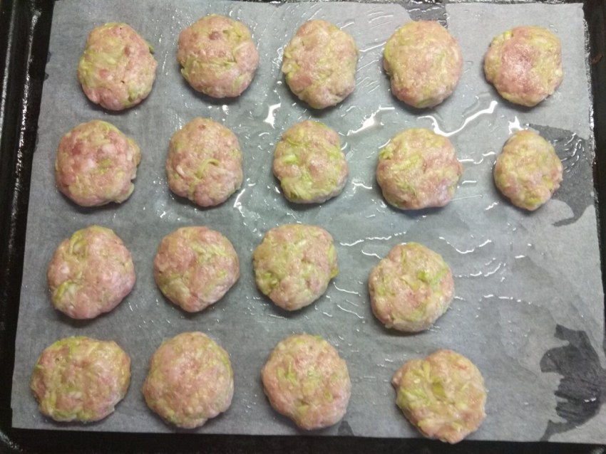 Котлеты с фарша с цуккини