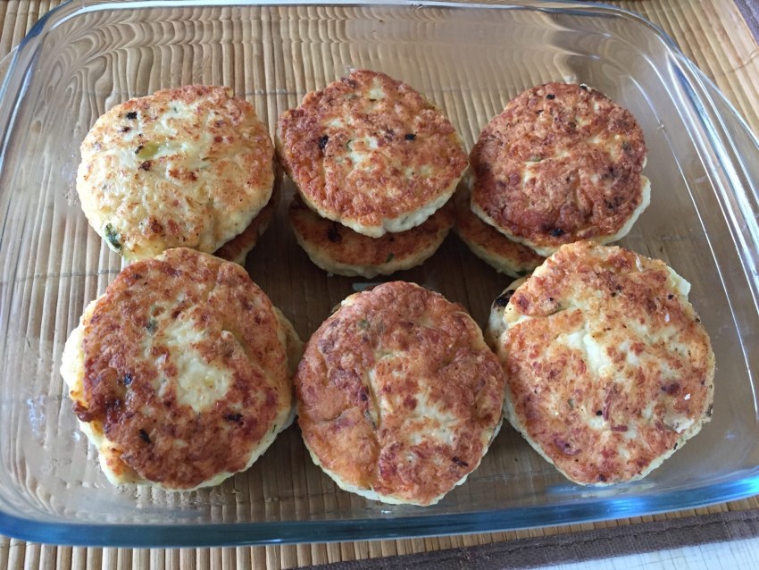Котлетки из куриного фарша с кабачком