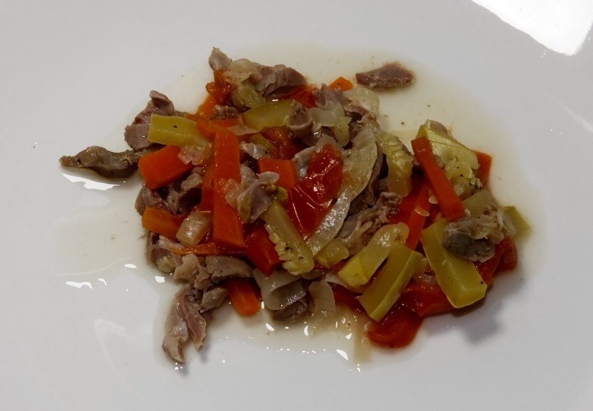 Желудки с картошкой
