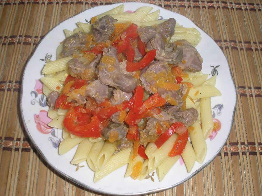 Куриные желудочки фото