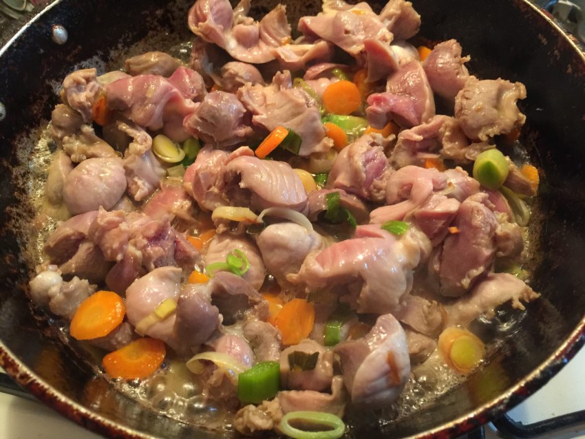 Блюда из куриных желудков