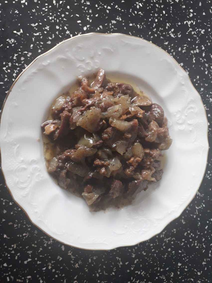 Куриные желудочки готовые