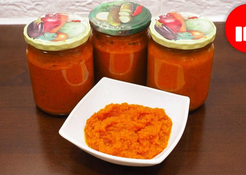 Кабачковая икра индигриенты