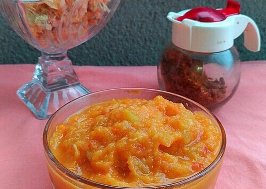Кабачковая икра с майонезом и чесноком