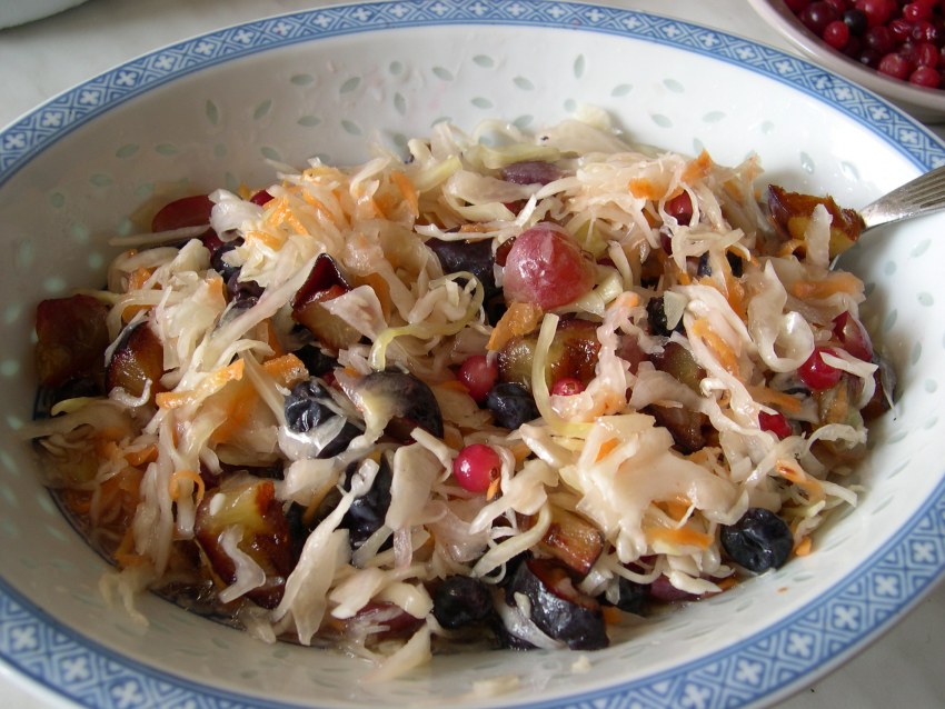 Салат с фисташковым маслом
