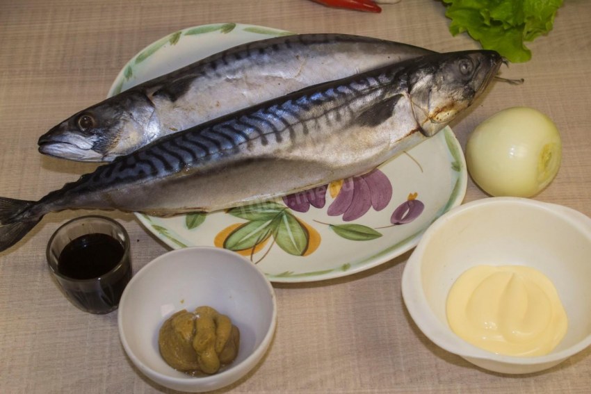 Скумбрия в духовке