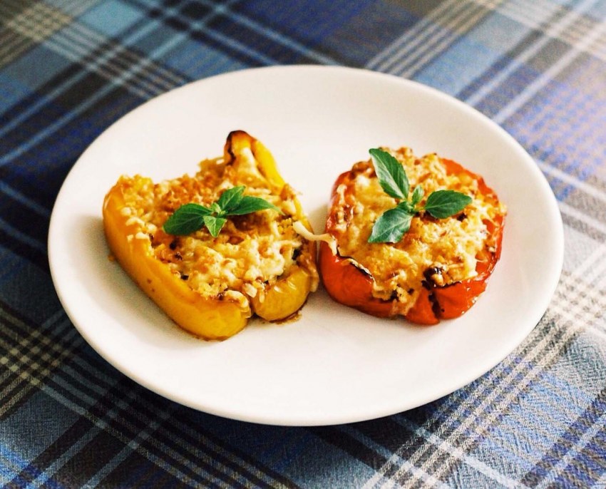 Овощи фаршированные мясом