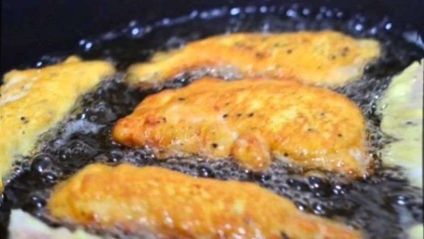 Жареное куриное филе