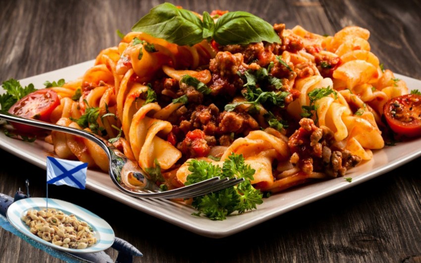 Макароны по-флотски классический