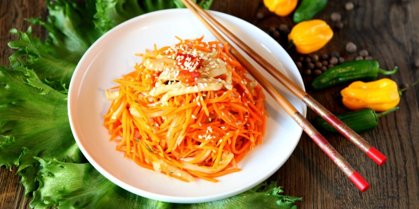Кальмары корейская кухня