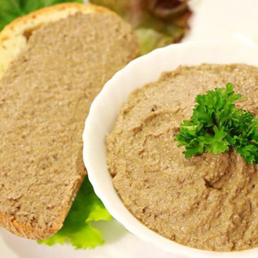 Блюда с паштетом из куриной печени