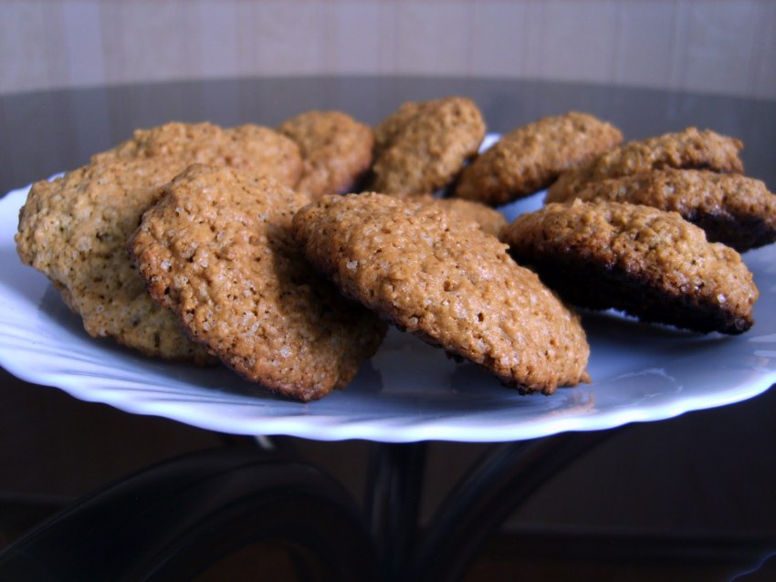 Овсяное печенье с орехами