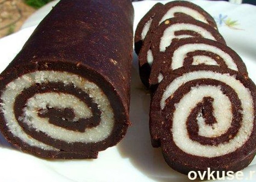 Изысканный творожный рулет