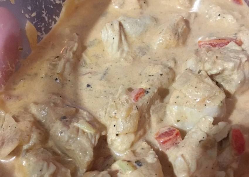 Куриное филе в сливочном соусе