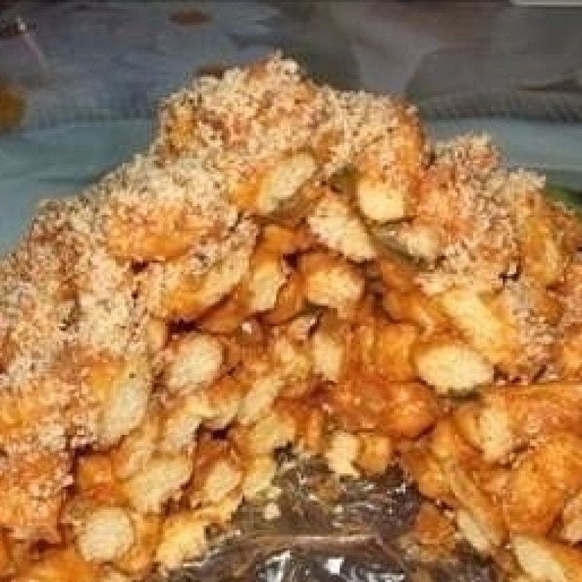 Тортик из кукурузных палочек