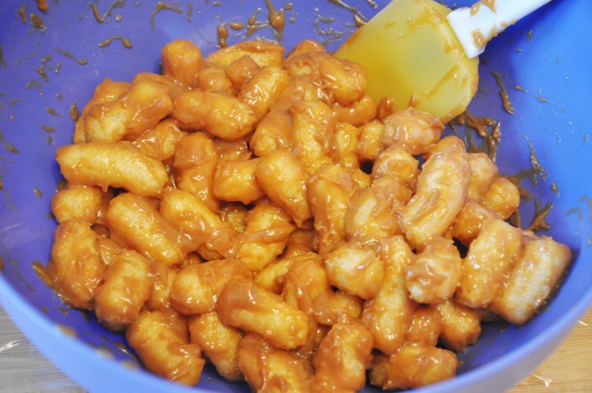 Торт с кукурузными палочками