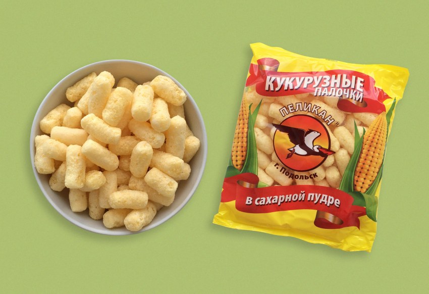 Чак Чак из кукурузных палочек и ирисок
