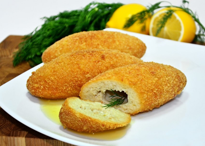Котлеты по-киевски из куриного филе