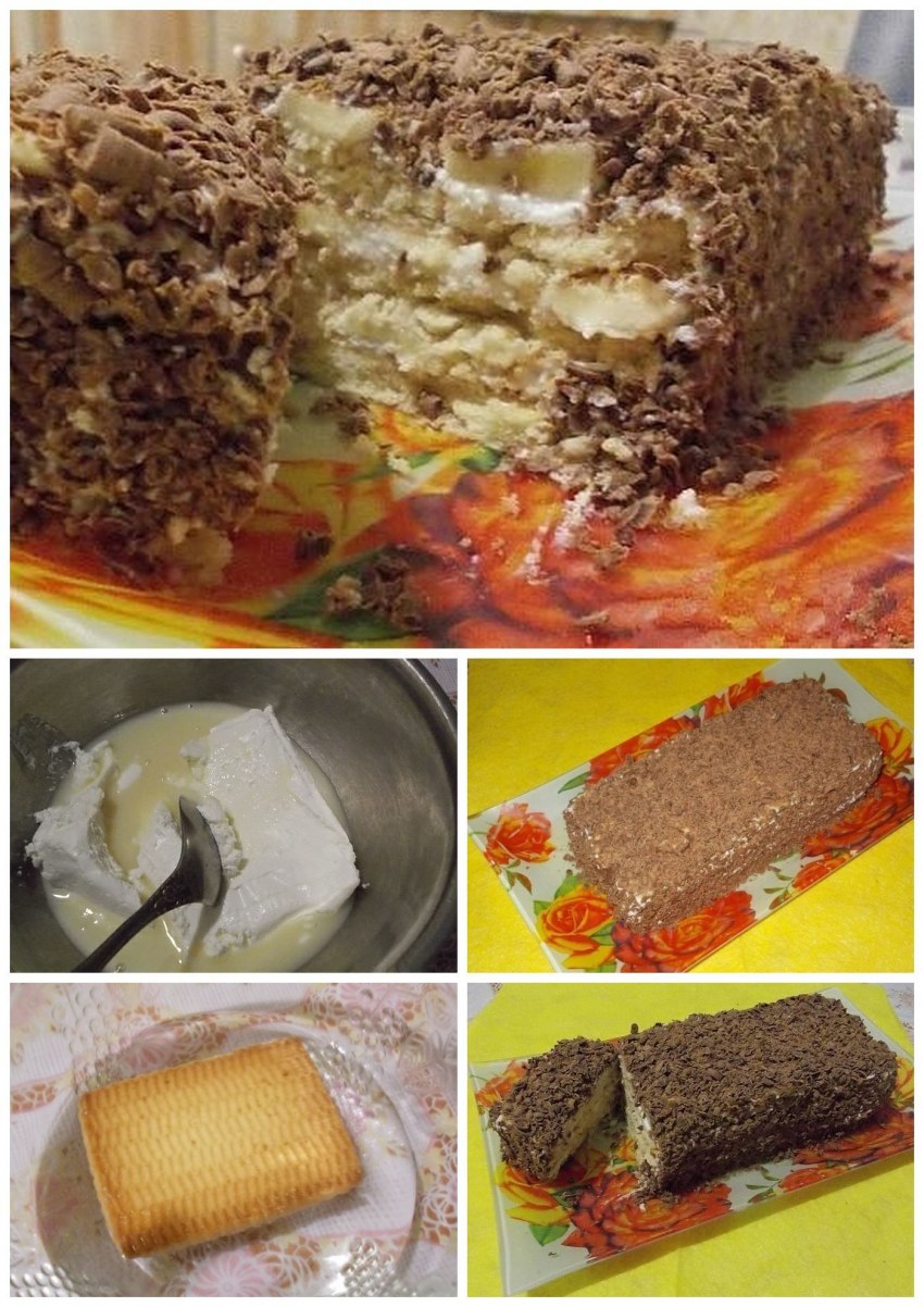 Песочные корзинки с кремом