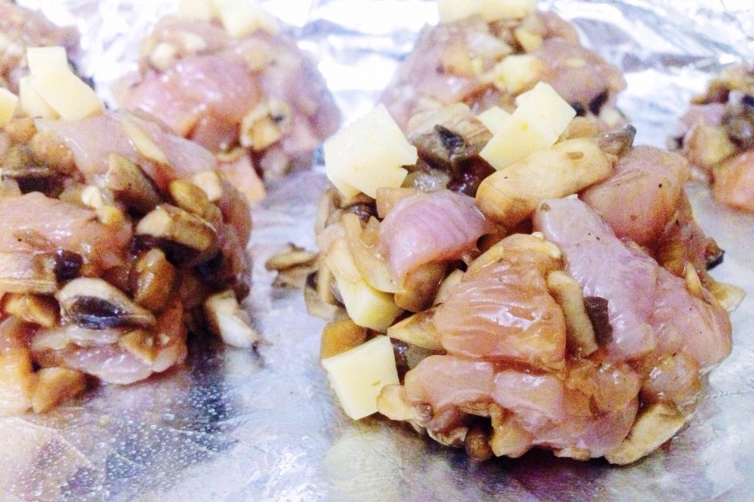 Бефстроганов из куриной грудки