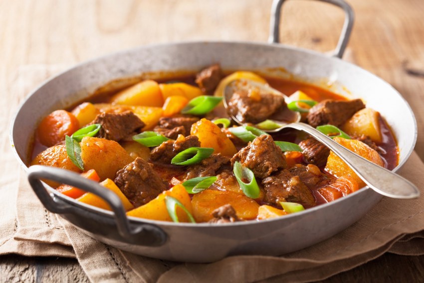 Мясо с овощами