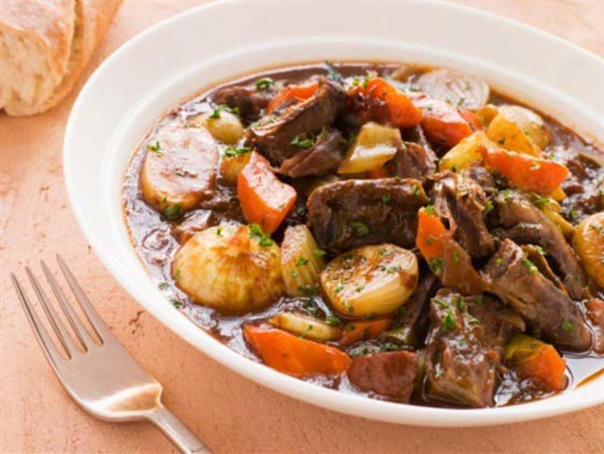 Говядина с овощами