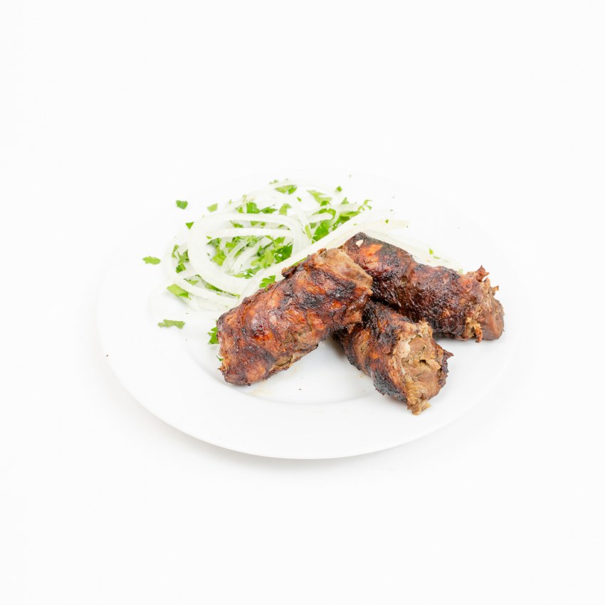 Шашлык из печени говядины