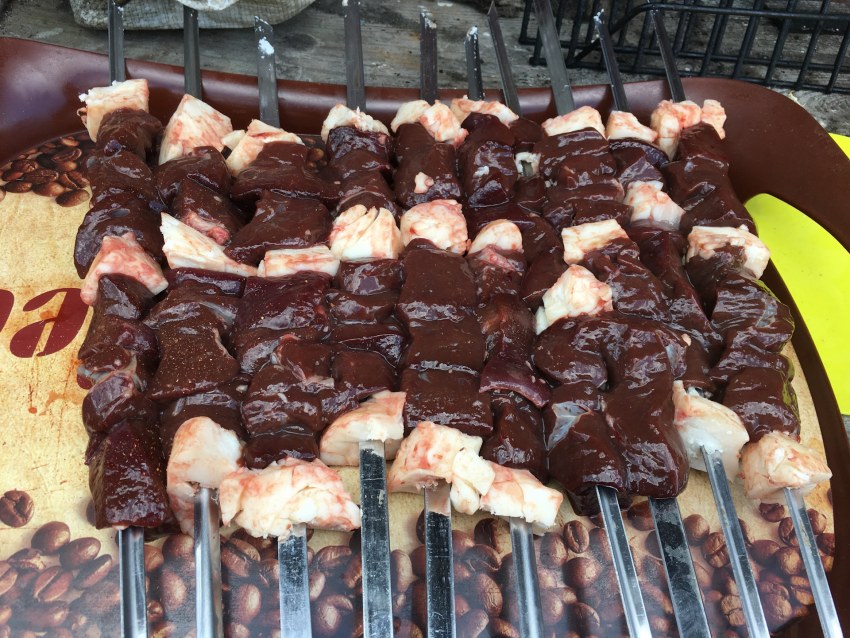 Шашлык с курдюком