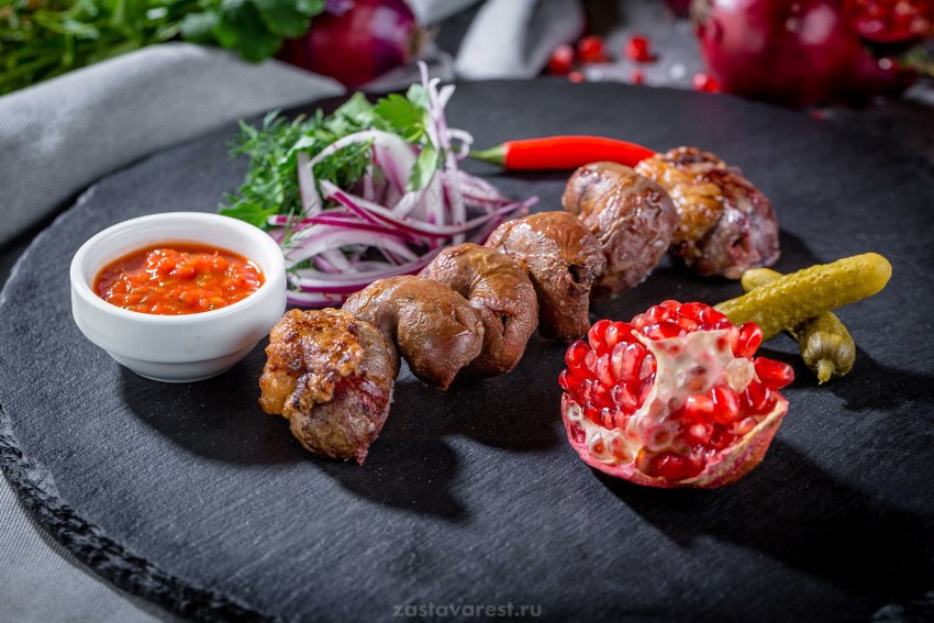 Шашлык из бараньих почек