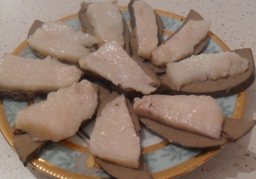 Шашлык курдюк с печенью