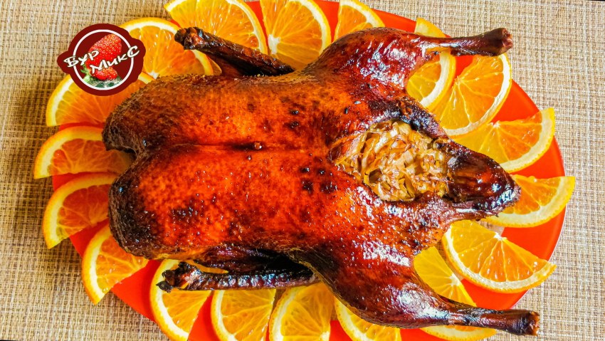 Мясо с апельсинами в духовке