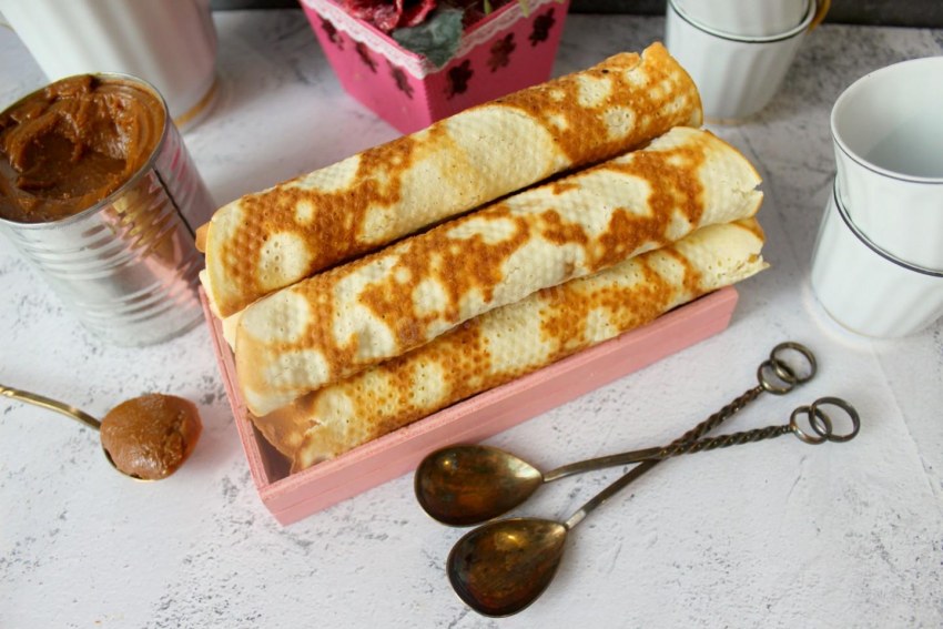 Вафли с финиками