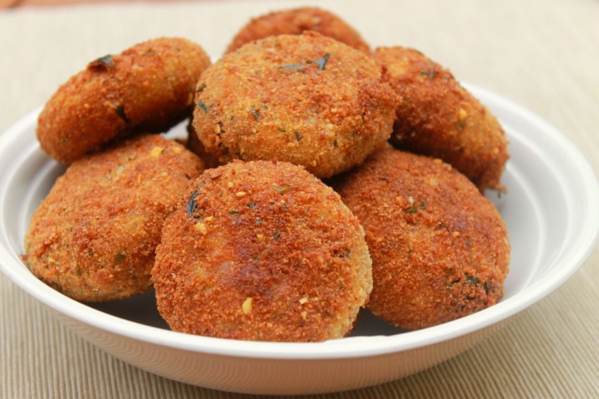 Куриные котлеты с овсянкой