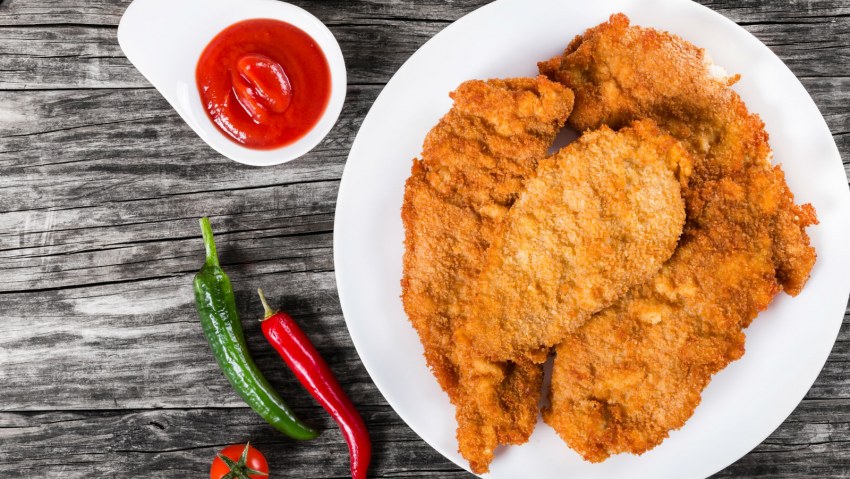 Куриная отбивная в панировке