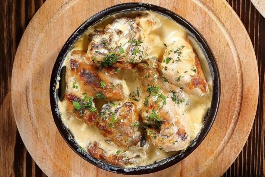 Грузинская курица Чкмерули