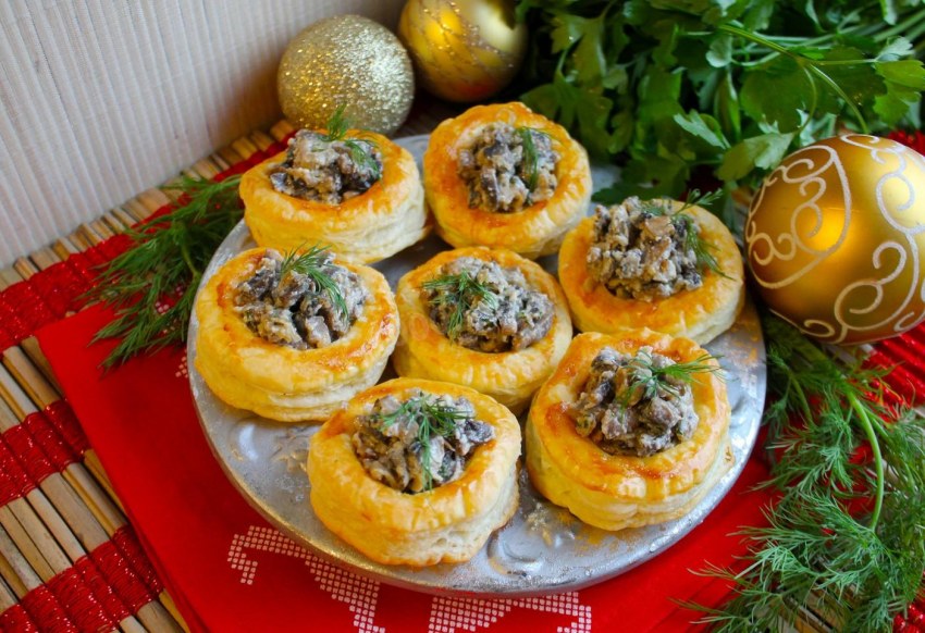 Волованы с жюльеном
