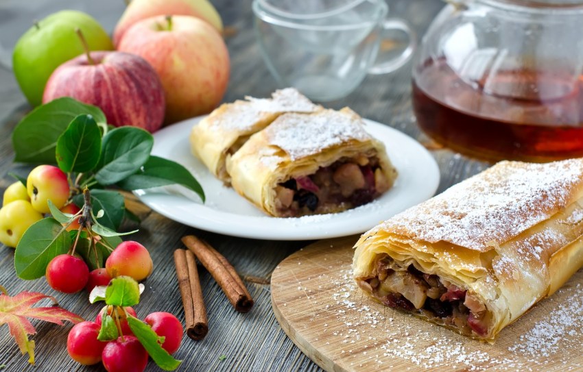 Яблочный штрудель (Apfelstrudel)