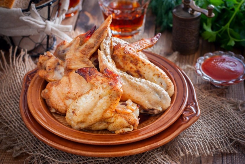 Шашлык из куриных крылышек