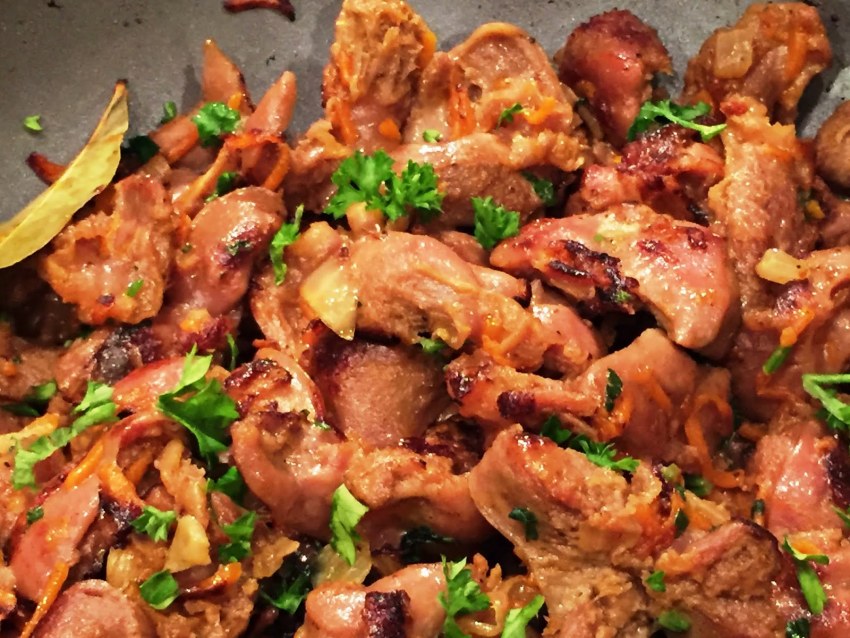 Куриные желудки