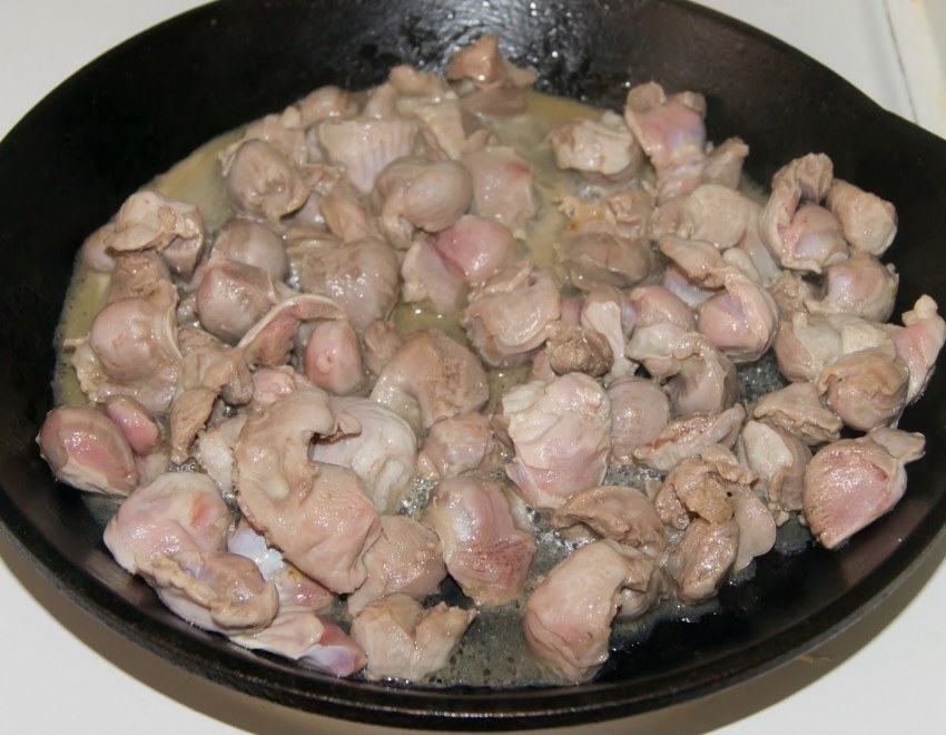 Куриные желудки