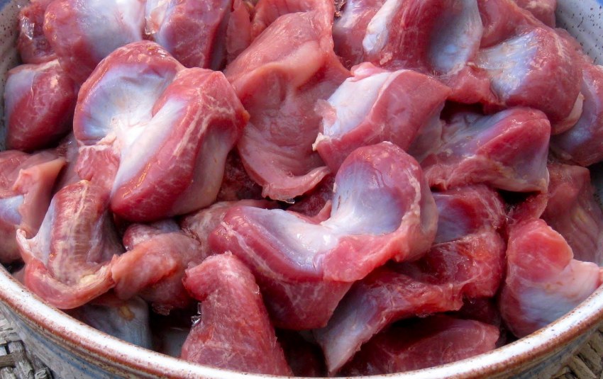 Куриные желудки