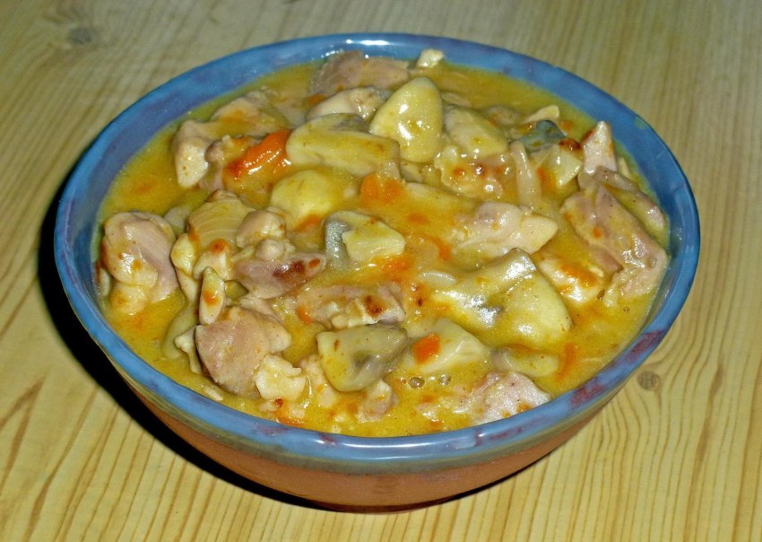 Бефстроганов со сливками