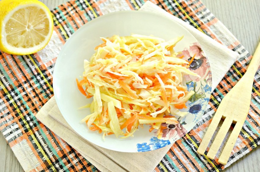 Капуста квашеная с морковью