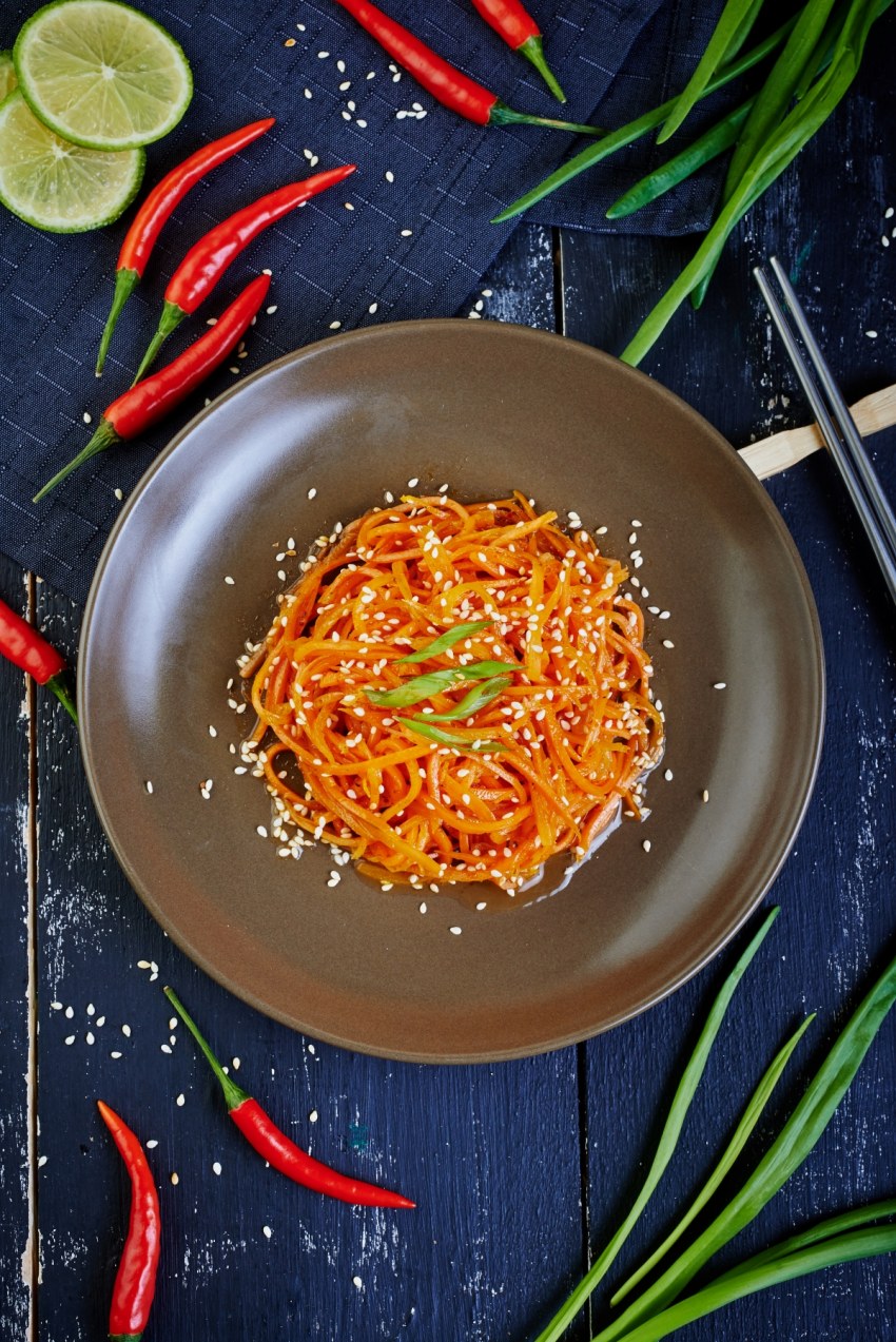 Салат мужской с корейской морковкой