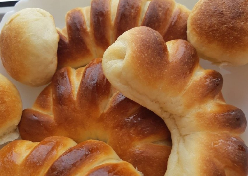 Булочки с сахаром