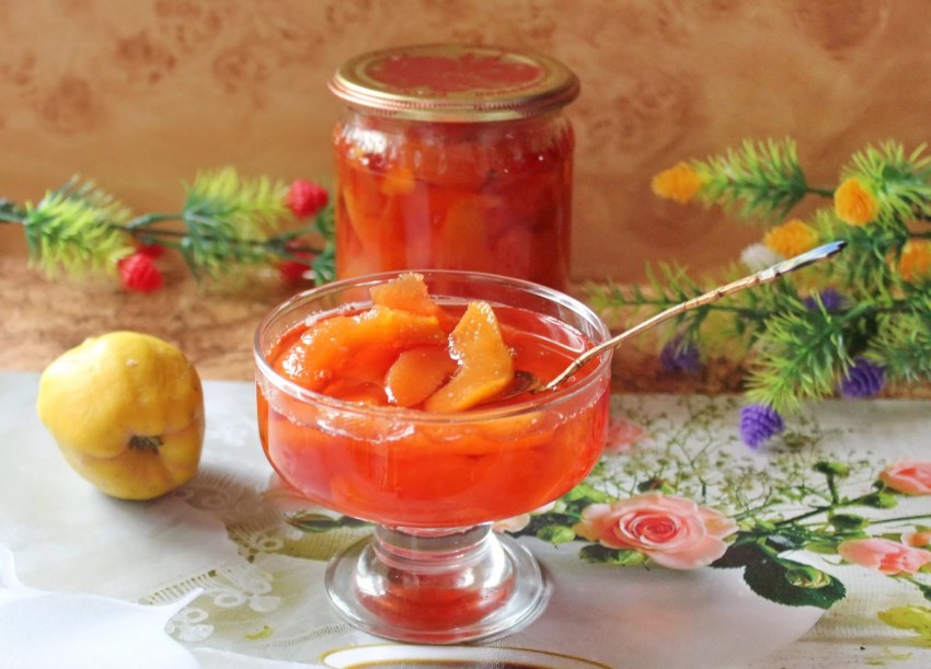 Яблочное варенье дольками Янтарное