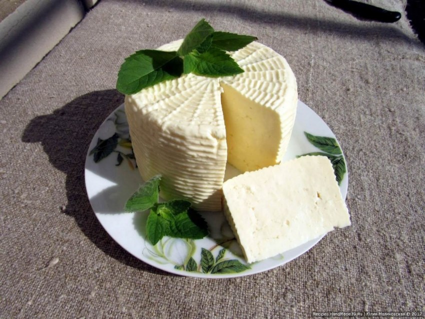 Домашняя брынза из коровьего молока