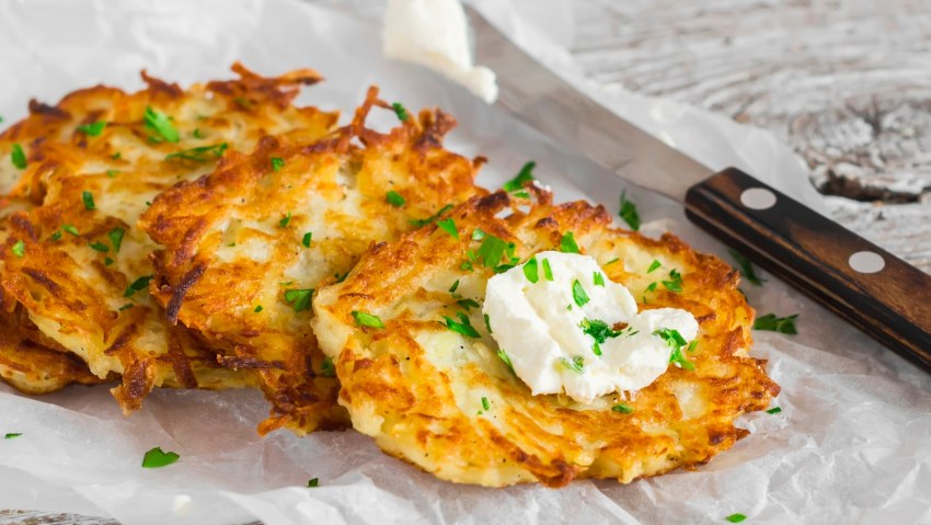 Драники картофельные с сыром