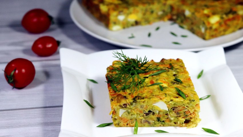 Запеканка с капустой и фаршем в духовке
