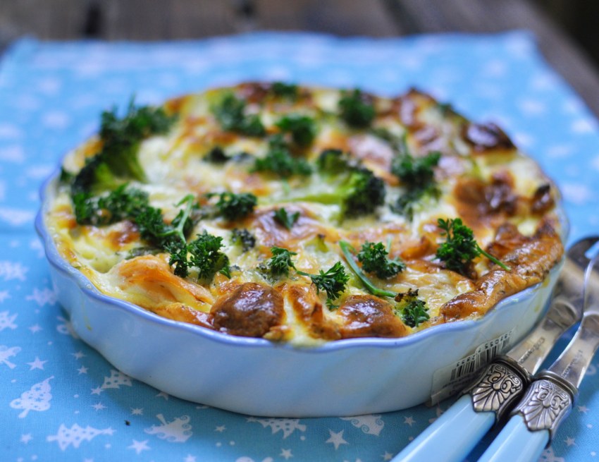 Брокколи с сыром в духовке
